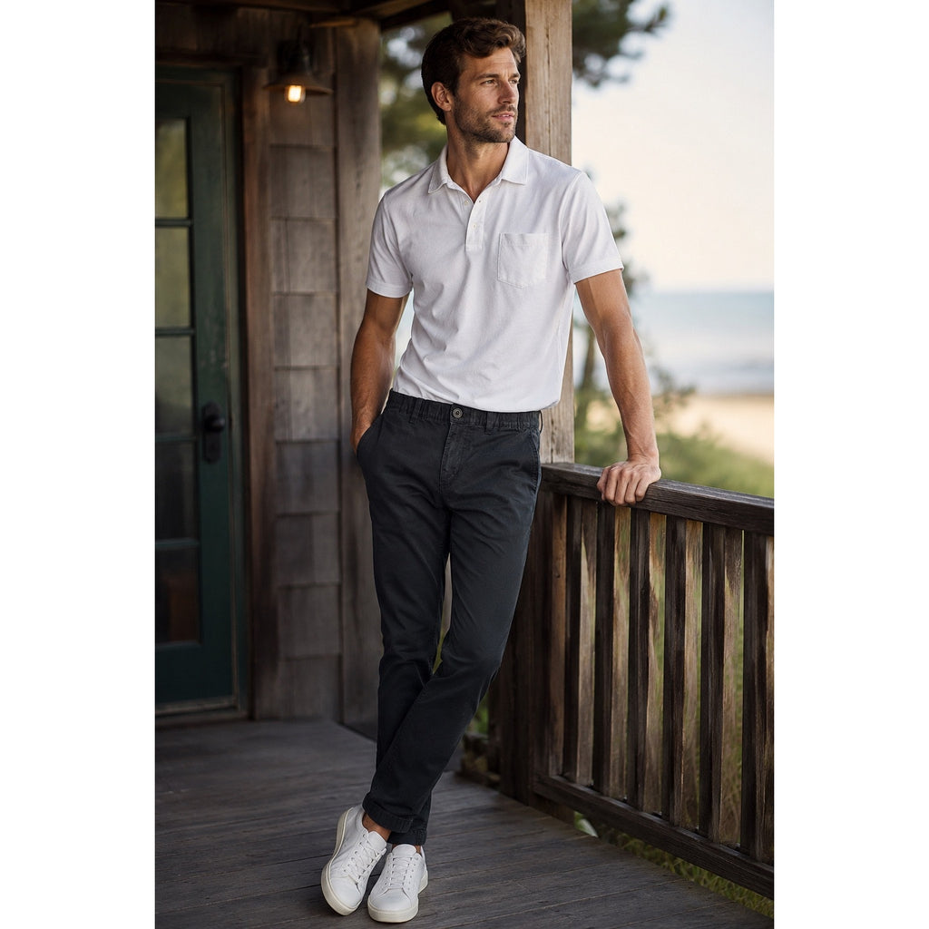 Chubbies The Dark 'N Stormies Originals Stretch Twill Chino Pants in Black — Size Small // Preowned