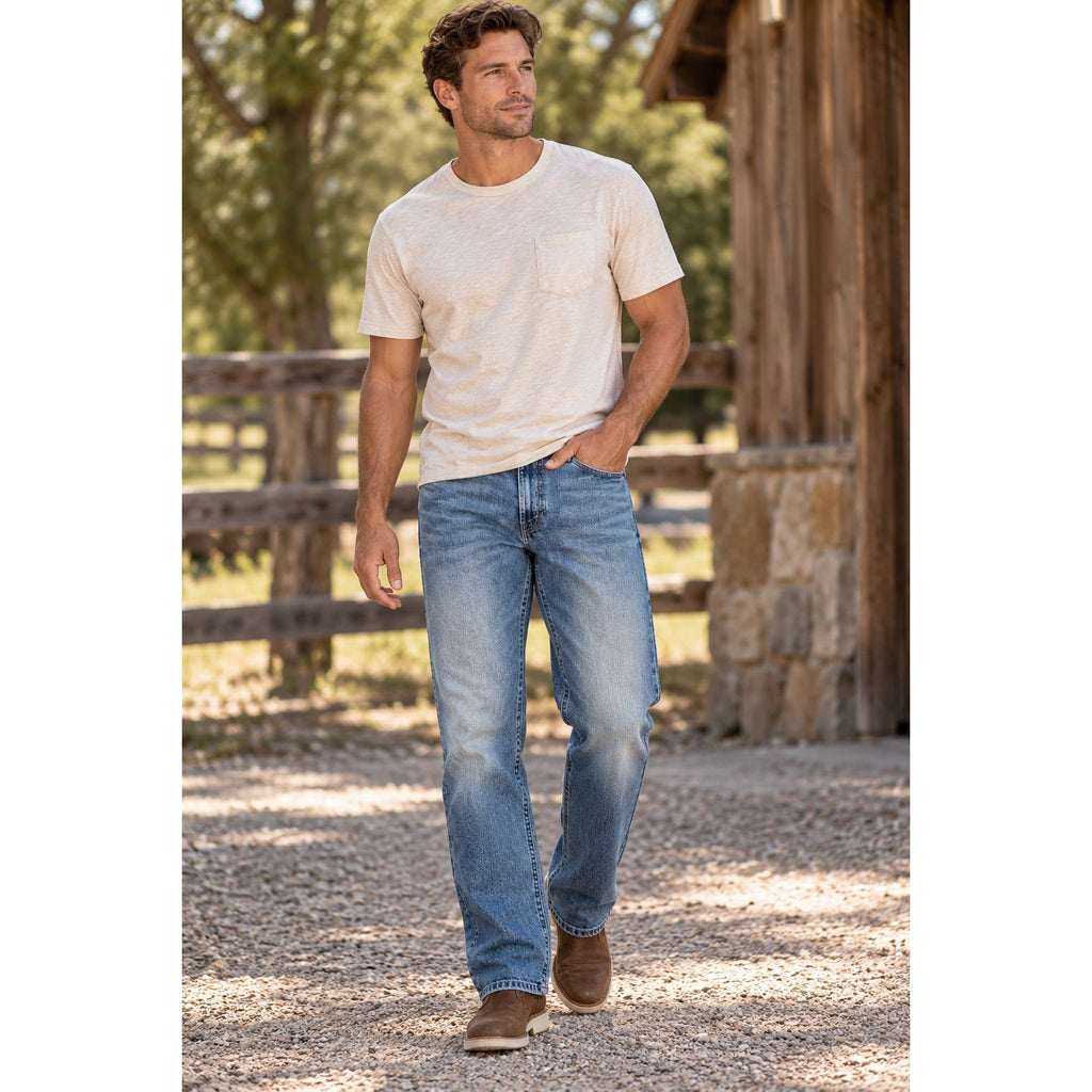 Buffalo David Bitton Driven Relaxed Straight Jeans — Size 34x30