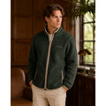 Scotch & Soda Pine Green Sherpa Full Zip Jacket - Medium