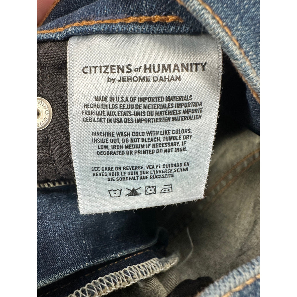 Citizens of Humanity Gage Slim Straight Jeans in Blue — Size 32 // Preowned