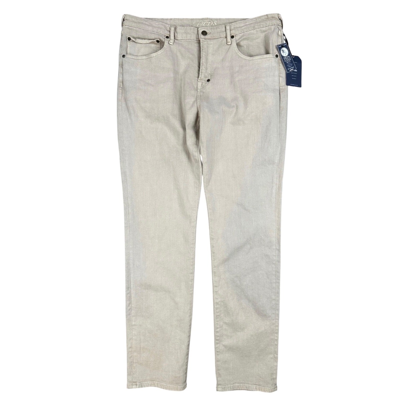 PRPS Le Sabre Beige Slim Straight Jeans - 38