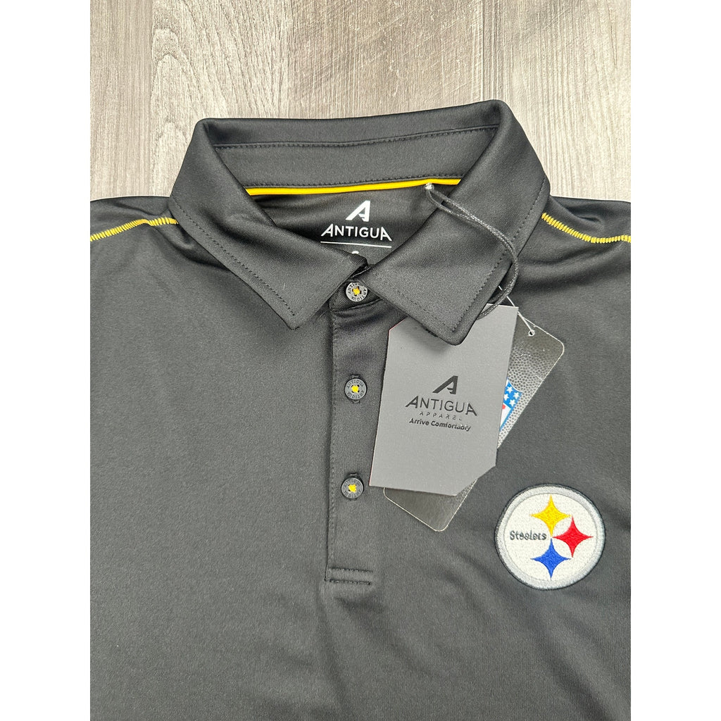 Antigua Pittsburgh Steelers Signal Performance Polo — Size Small
