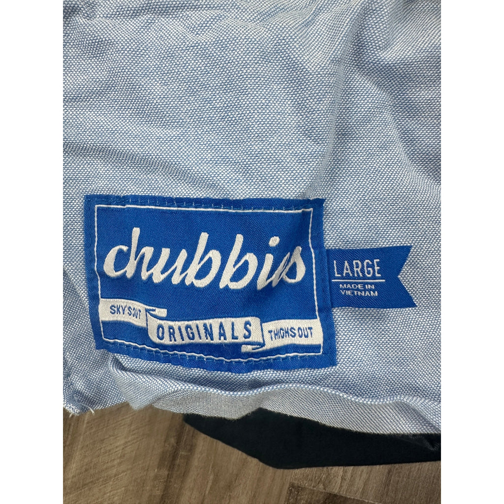 Chubbies 5.5-Inch Elastic Waist Chino Shorts in Navy — Size Large // Preowned