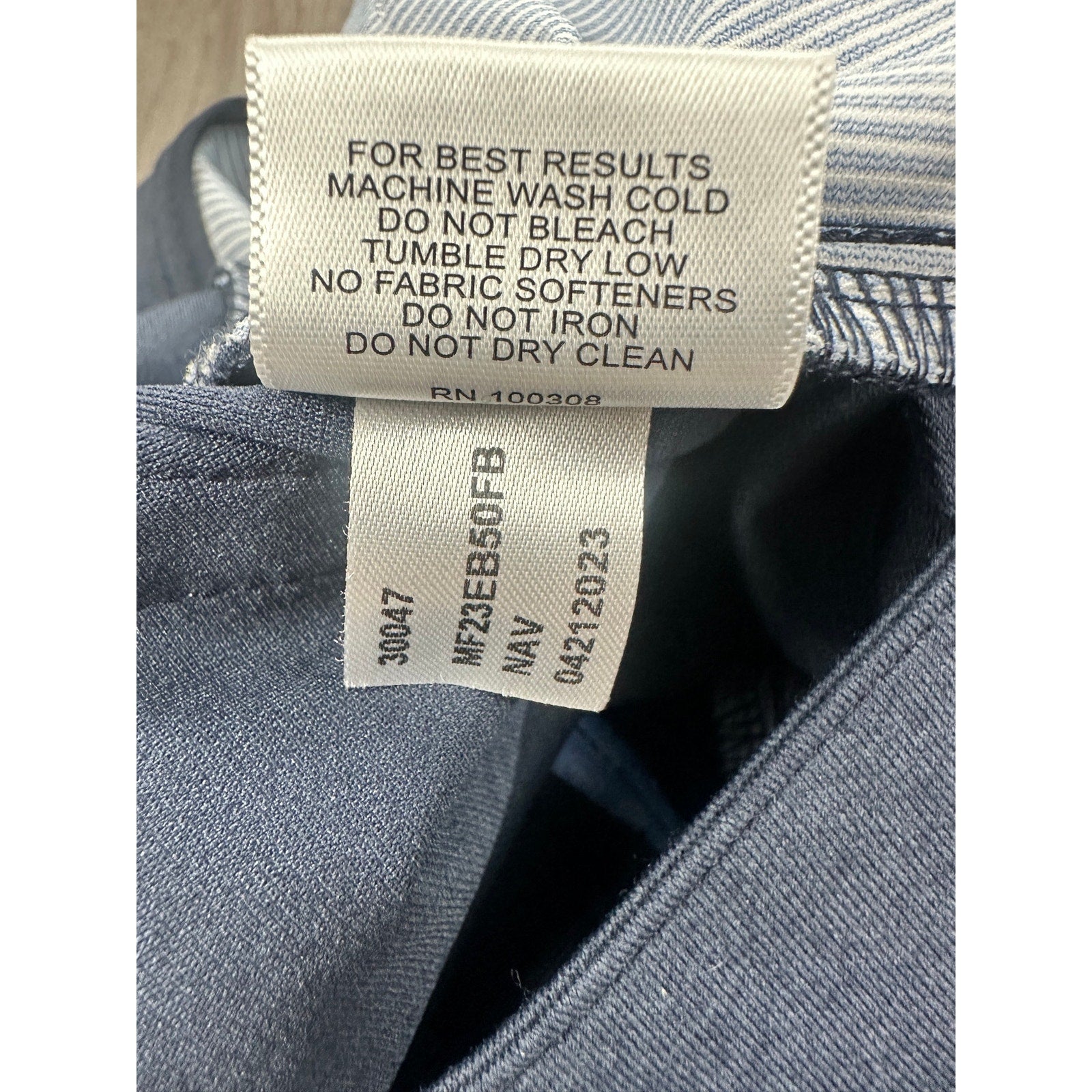 Peter Millar Brevard Performance Flannel Five-Pocket Pants in Navy — Size 35x32 // Preowned