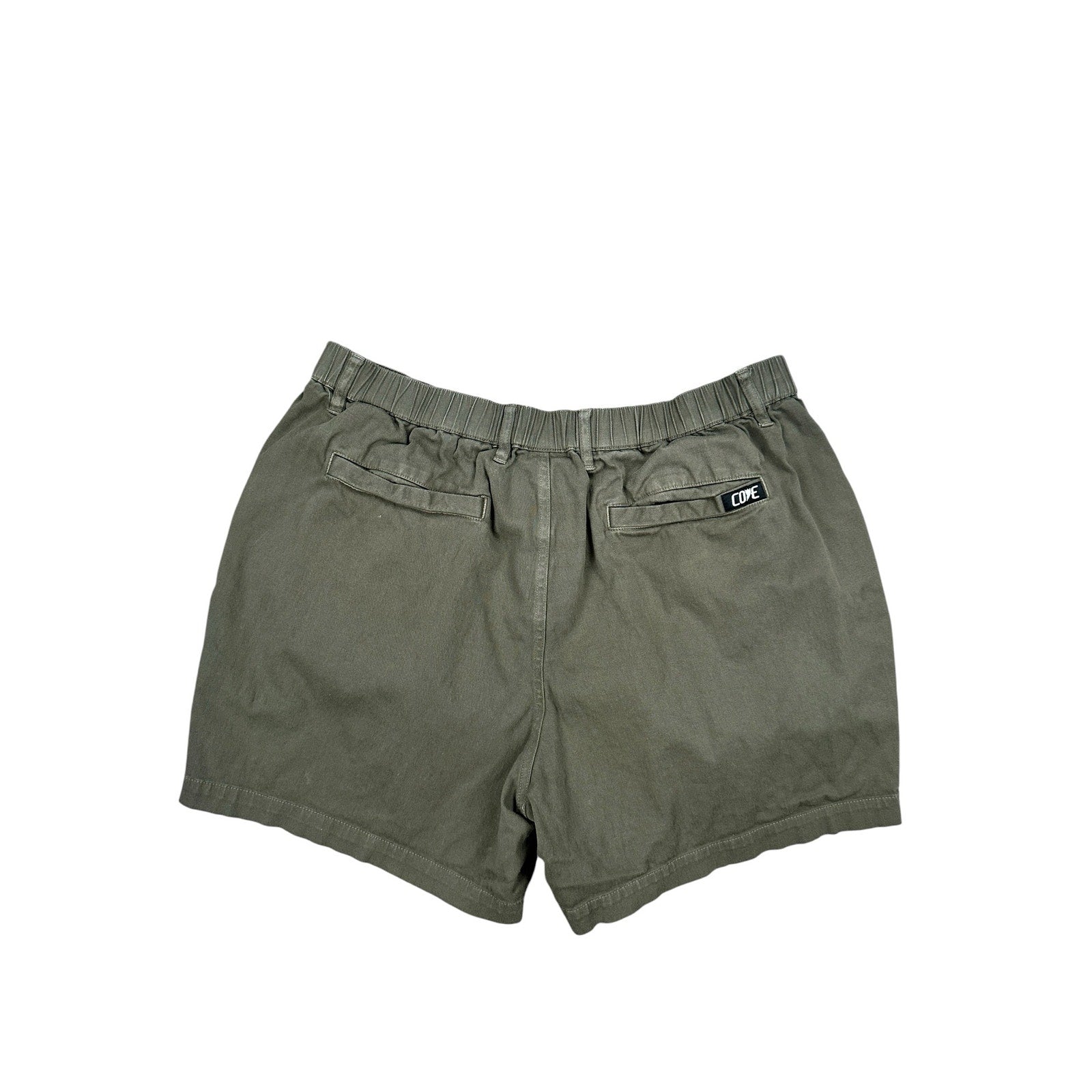 Cove 5" Chino Shorts in Olive Green — Size 38 // Preowned