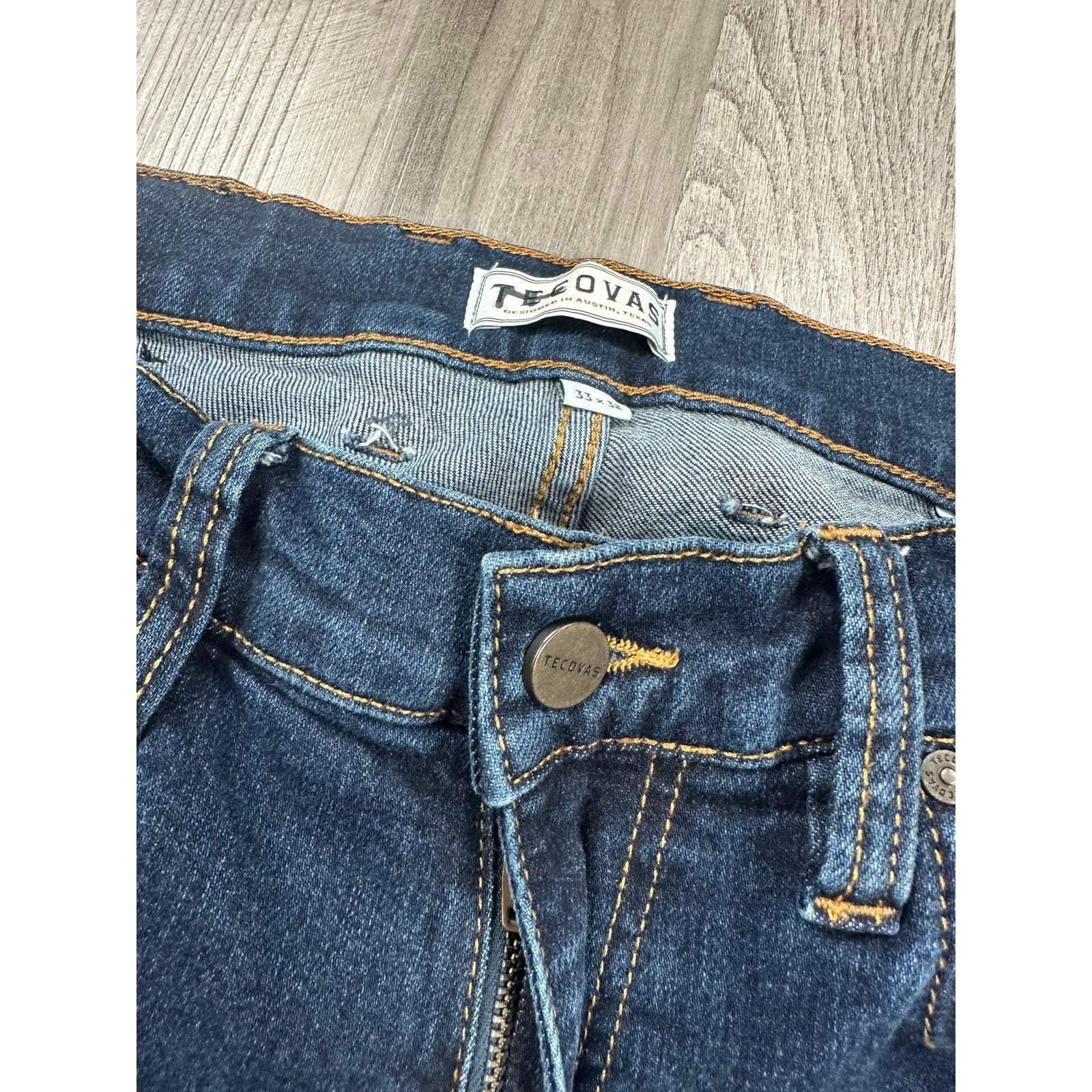 Tecovas Standard Straight Jean in Dark Blue — Size 33x32 // Preowned