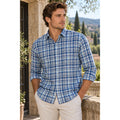 Canali Made in Italy Gingham Checkered Long Sleeve Button Down — Size 2XL // Preowned
