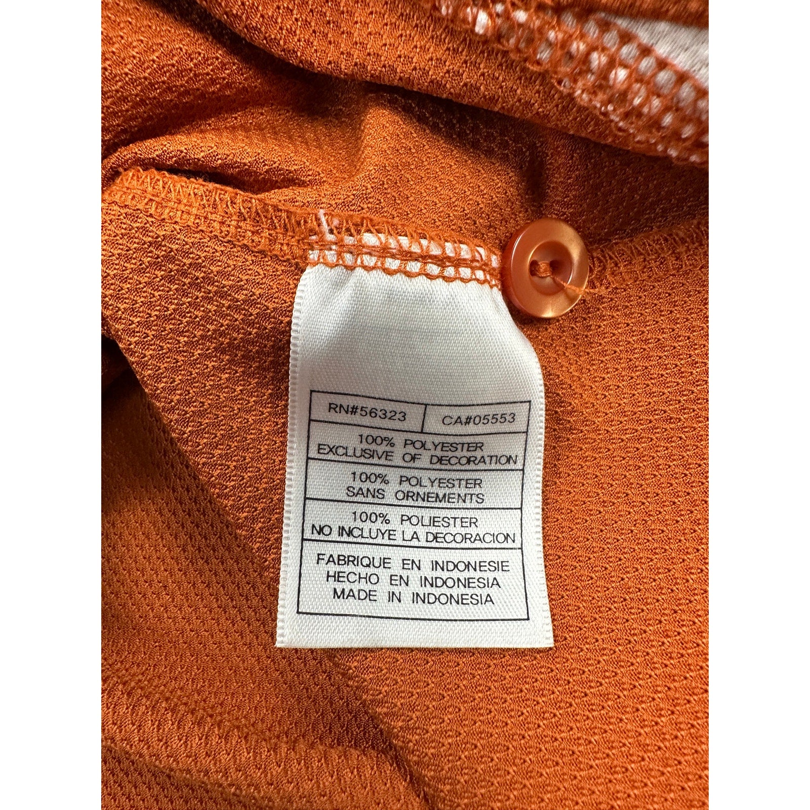 Nike Texas Longhorns Team Fit Dri-FIT Golf Polo in Burnt Orange — Size 2XL // Preowned