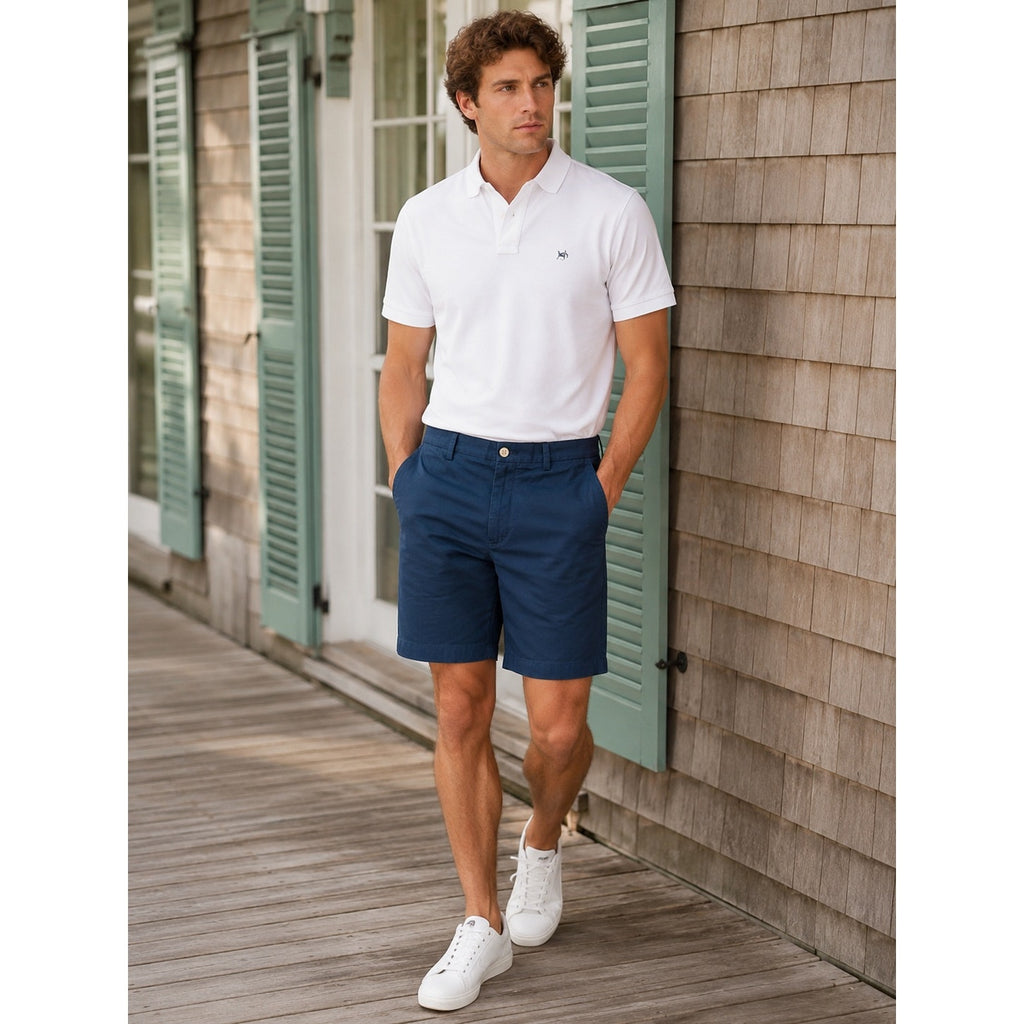 Southern Tide 9-Inch Channel Marker Chino Shorts in Navy — Size 36