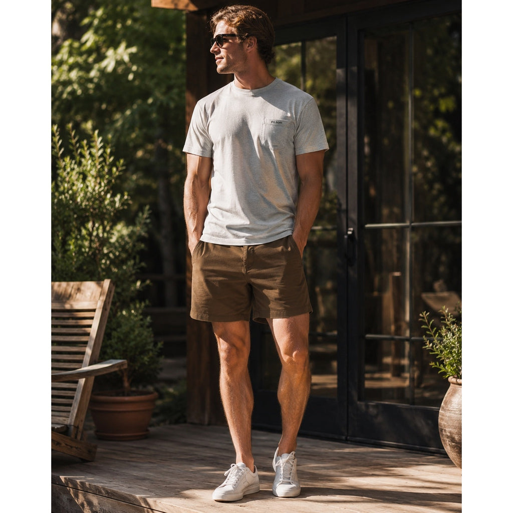 Bear Bottom 5.5" Stretch Chino Shorts in Brown — Size 2XL // Preowned