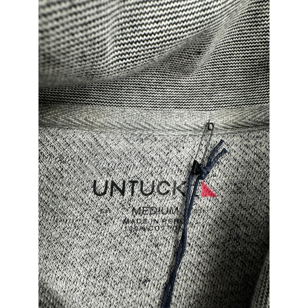 UNTUCKit Collier Shawl Pullover Sweater in Heather Gray — Size Medium