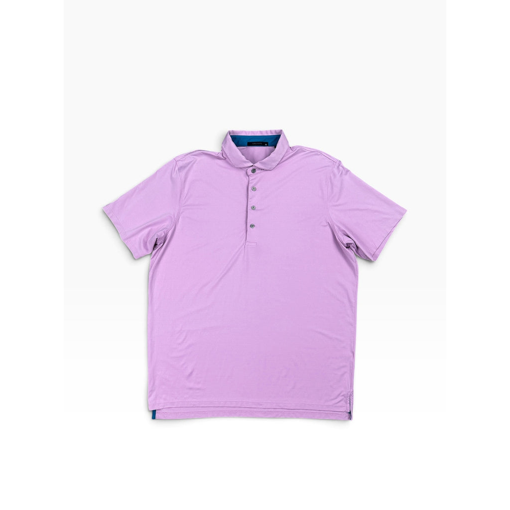 Greyson Solid Performance Golf Jersey Polo in Lavender — Size XL // Preowned