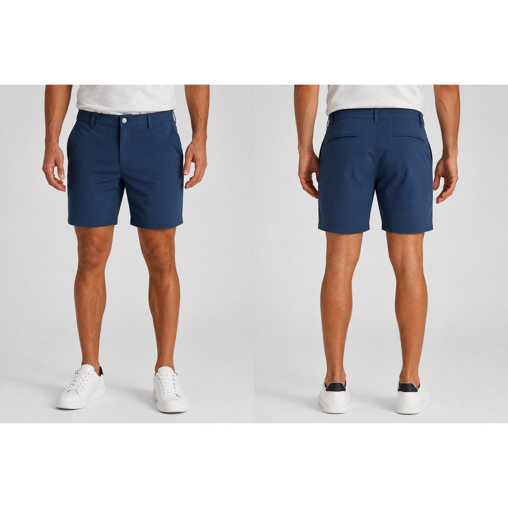 Lululemon ABC Warpstreme Classic Fit 7" Shorts in True Navy — Size 34 // Preowned