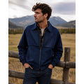 Pendleton Made in USA Virgin Wool Vintage Jacket in Navy — Size XL // Preowned