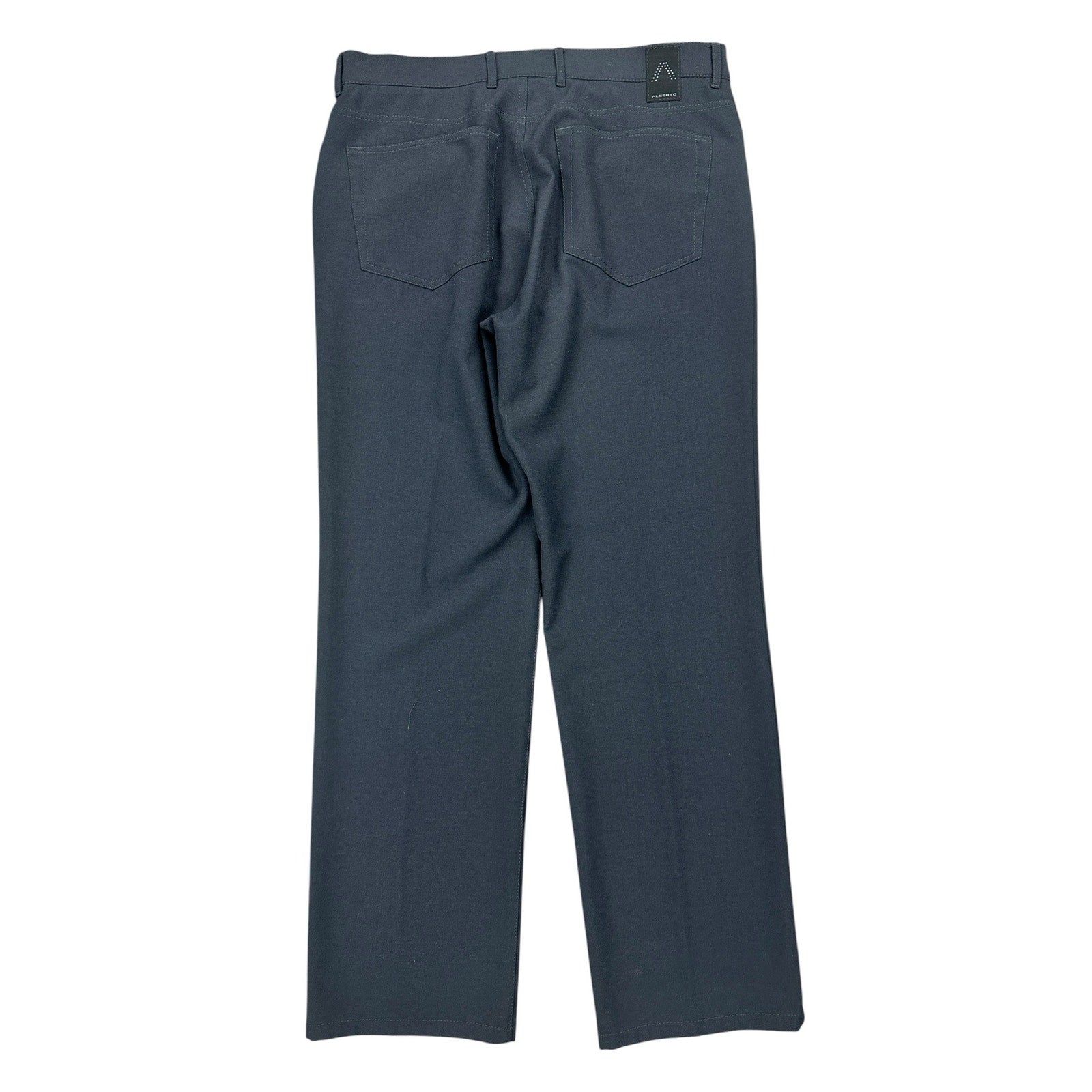 Alberto TOM Comfort Fit Ceramica Performance Dress Pants in Black — Size 50 (US 34) // Preowned