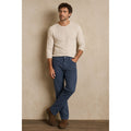 AG Adriano Goldschmied The Graduate Sueded Stretch Sateen Pant in New Navy — 36x34