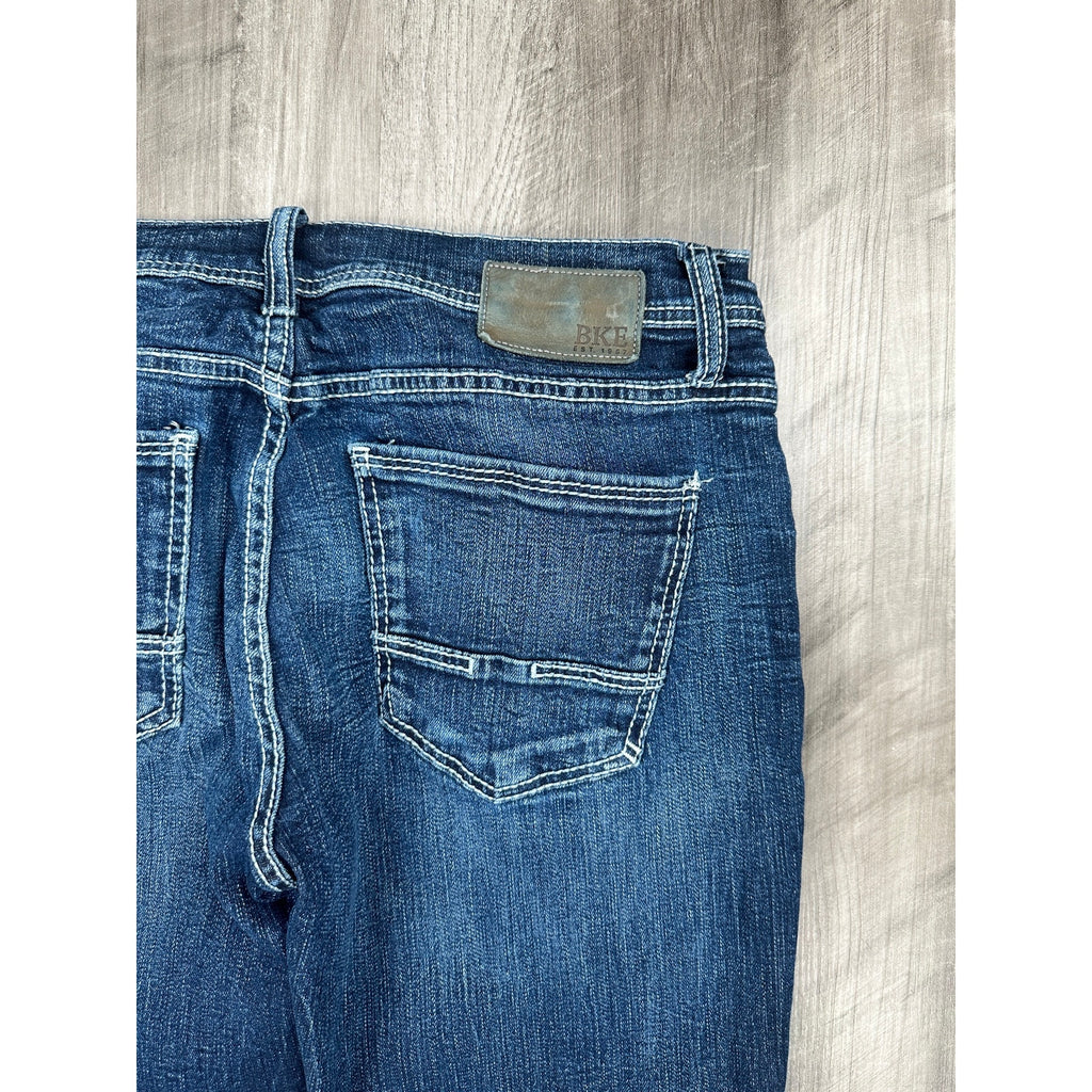 BKE Jake Stretch Straight Litt Jeans in Blue — Size 32x32 // Preowned