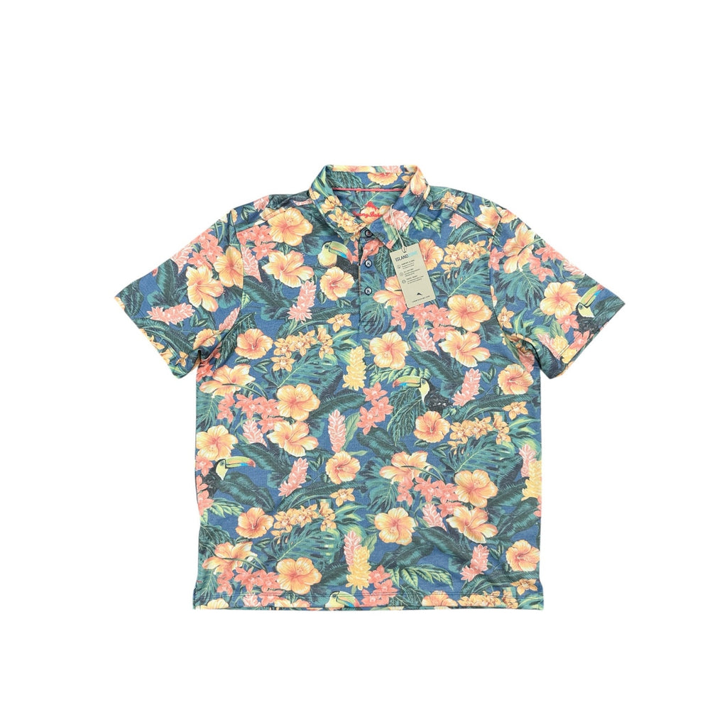 Tommy Bahama Toucan Paradise IslandZone Polo — Size XL