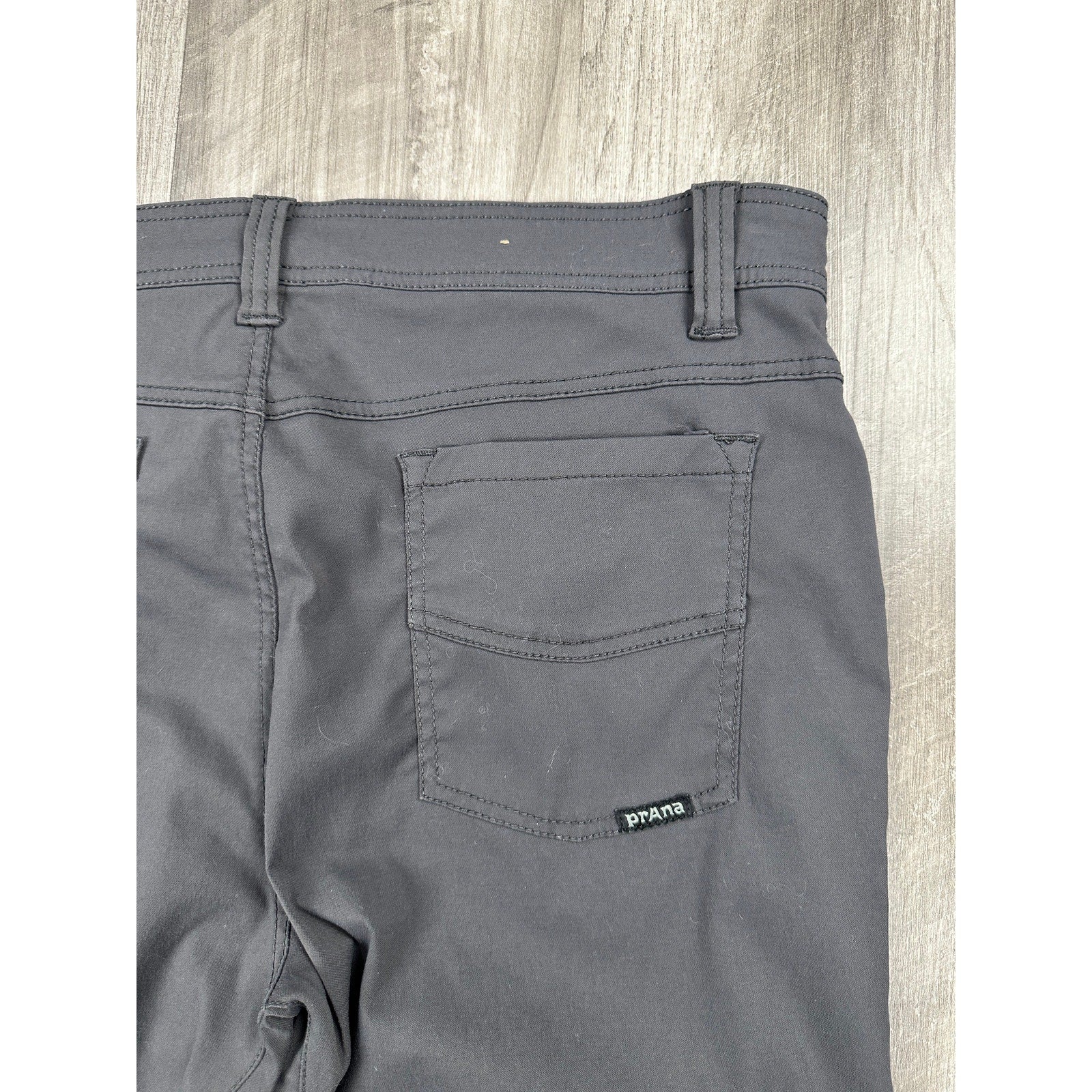 Prana Brion 5 Pocket Slim Fit Performance Pants in Charcoal Grey — Size 34x32 // Preowned