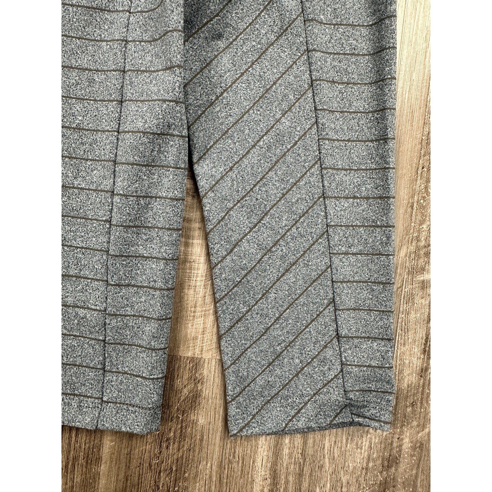 KJUS Soren Melange Stripe Long Sleeve Polo in Petrol Blue, Iron — Size 50 (Medium)