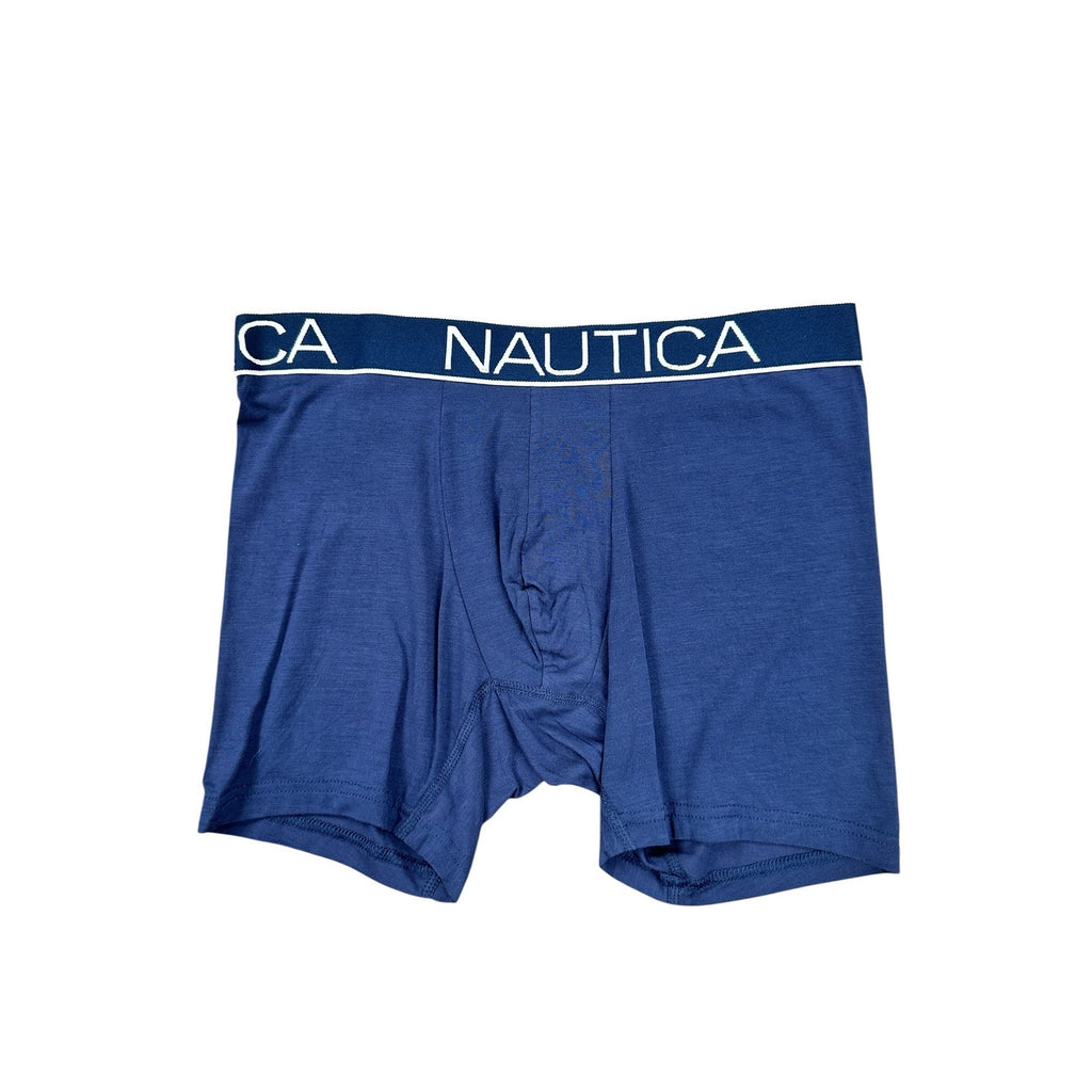 Nautica Lux 5-Inch Inseam Soft Stretch Modal Boxer Briefs 3-Pack — Size Small