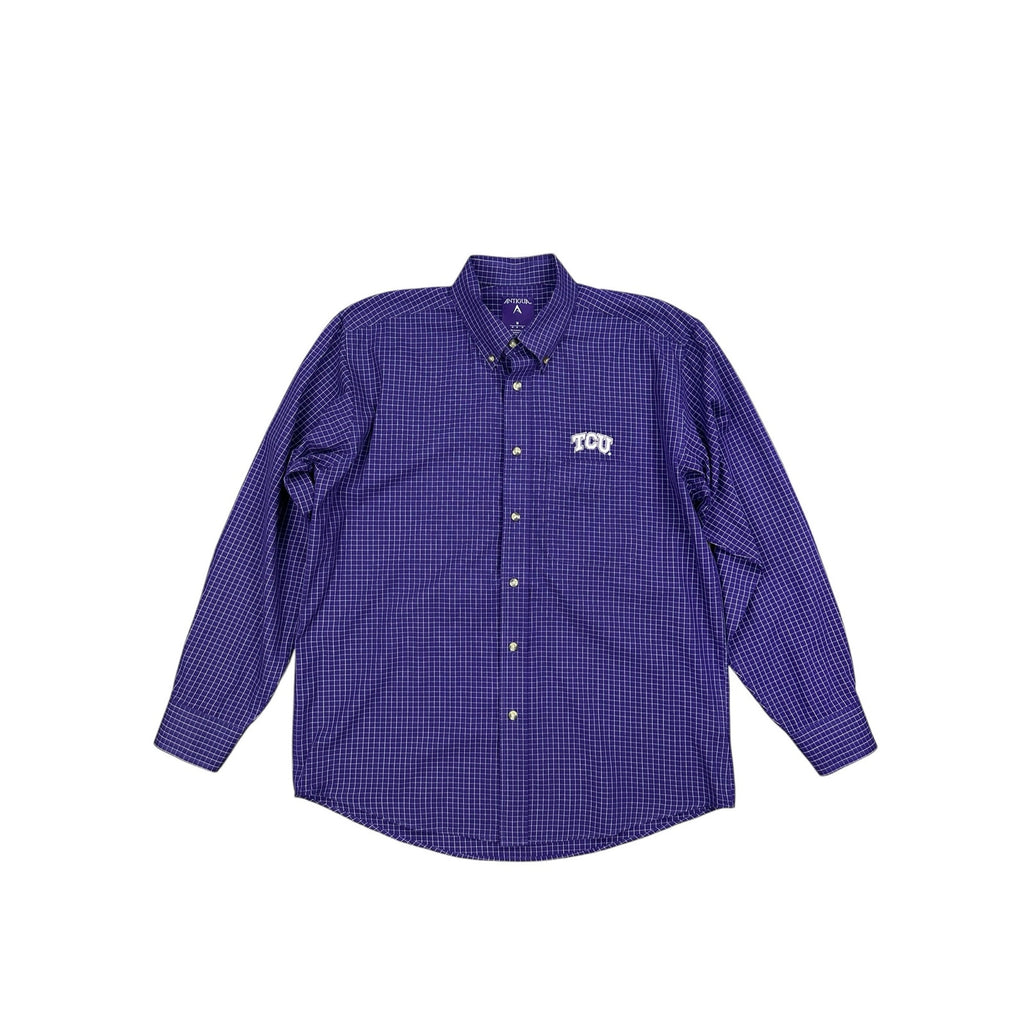 Antigua TCU Horned Frogs Esteem Long Sleeve Shirt — Size Medium // Preowned