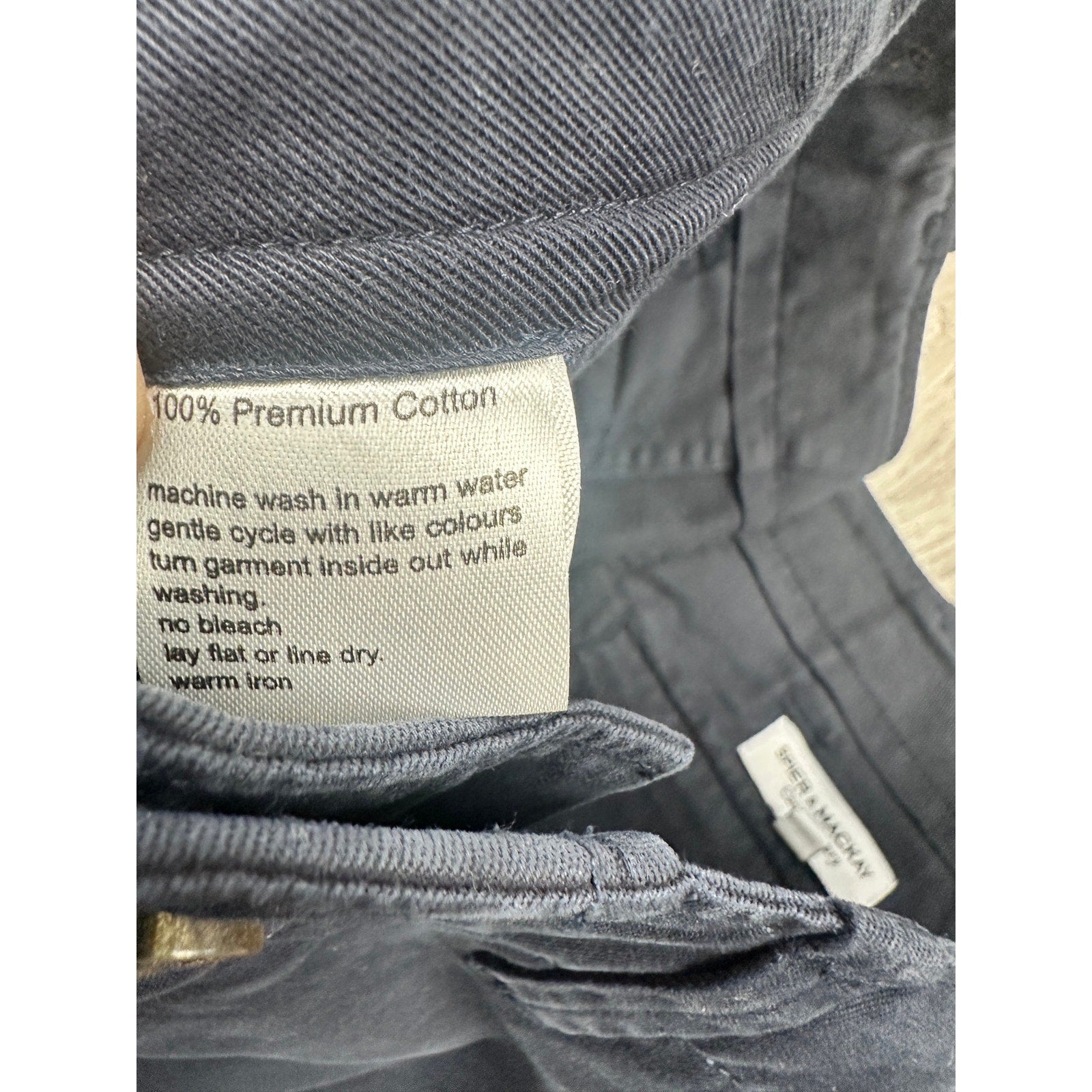 Spier & Mackay Contemporary Utility Twill Chino Pants in Navy — Size 36