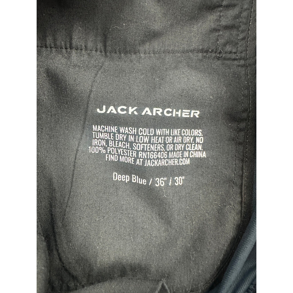 Jack Archer Jetsetter Tech Commuter Pants in Deep Blue — Size 36x30 // Preowned