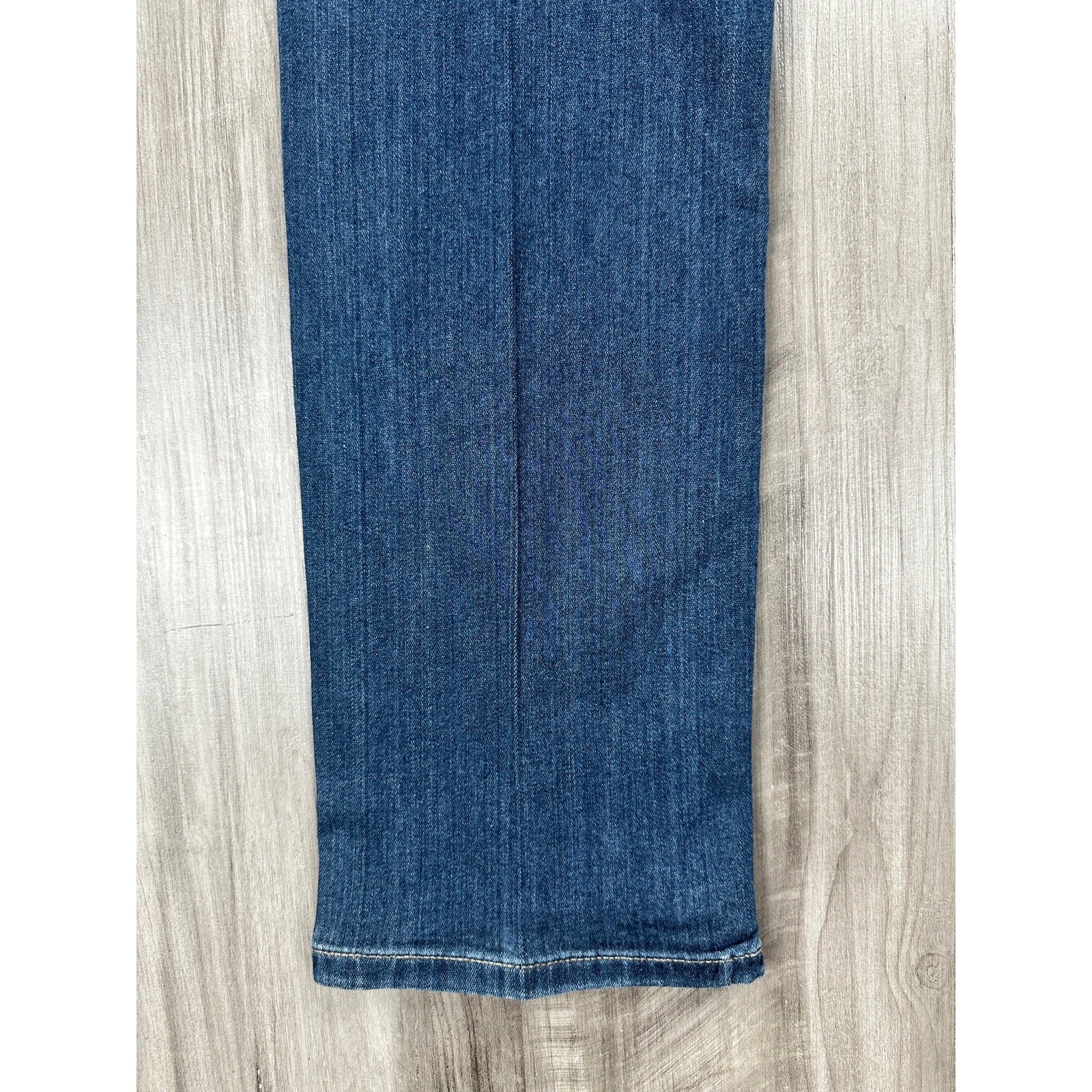 Paige Federal Slim Straight Transcend Denim Jeans in Cellar Blue — Size 36 // Preowned