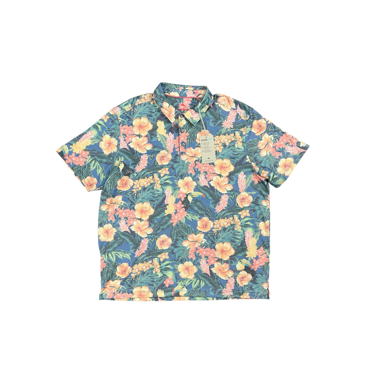 Tommy Bahama Toucan Paradise IslandZone Polo — Size 2XL