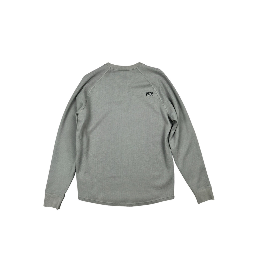 Kuiu Waffle Knit Thermal Henley in Gray — Size Large // Preowned