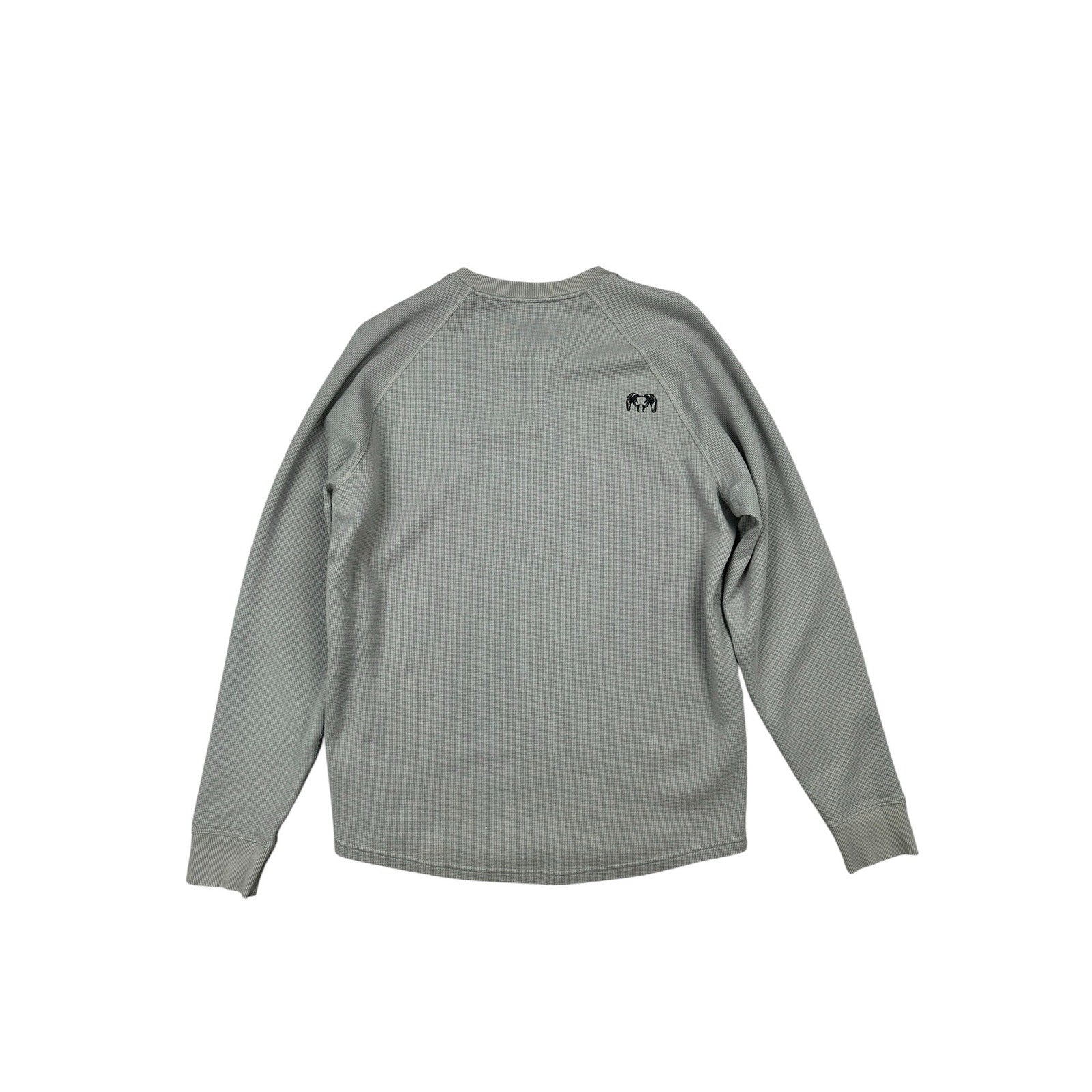 Kuiu Waffle Knit Thermal Henley in Gray — Size Large // Preowned