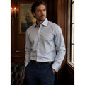 Robert Talbott Estate Trim Fit Striped French Cuffed Long Sleeve Button - 15.5