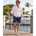 7 For All Mankind Luxe Performance Classic Chino Shorts — Size 36 // Preowned