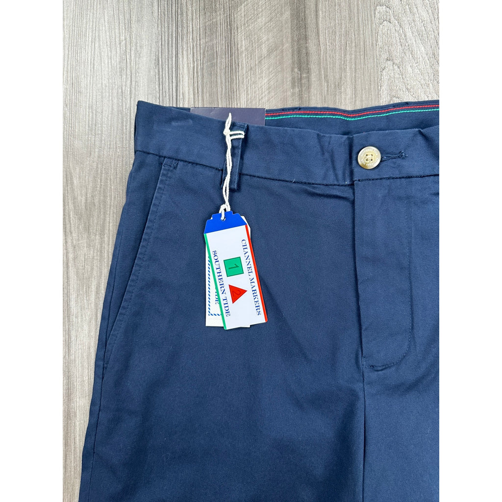 Southern Tide 9-Inch Channel Marker Chino Shorts in Navy — Size 28