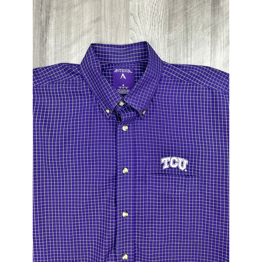 Antigua TCU Horned Frogs Esteem Long Sleeve Shirt — Size Medium // Preowned