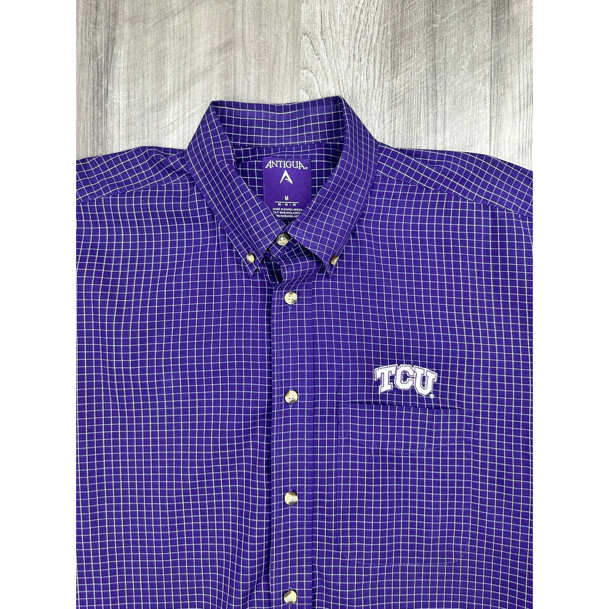 Antigua TCU Horned Frogs Esteem Long Sleeve Shirt — Size Medium // Preowned
