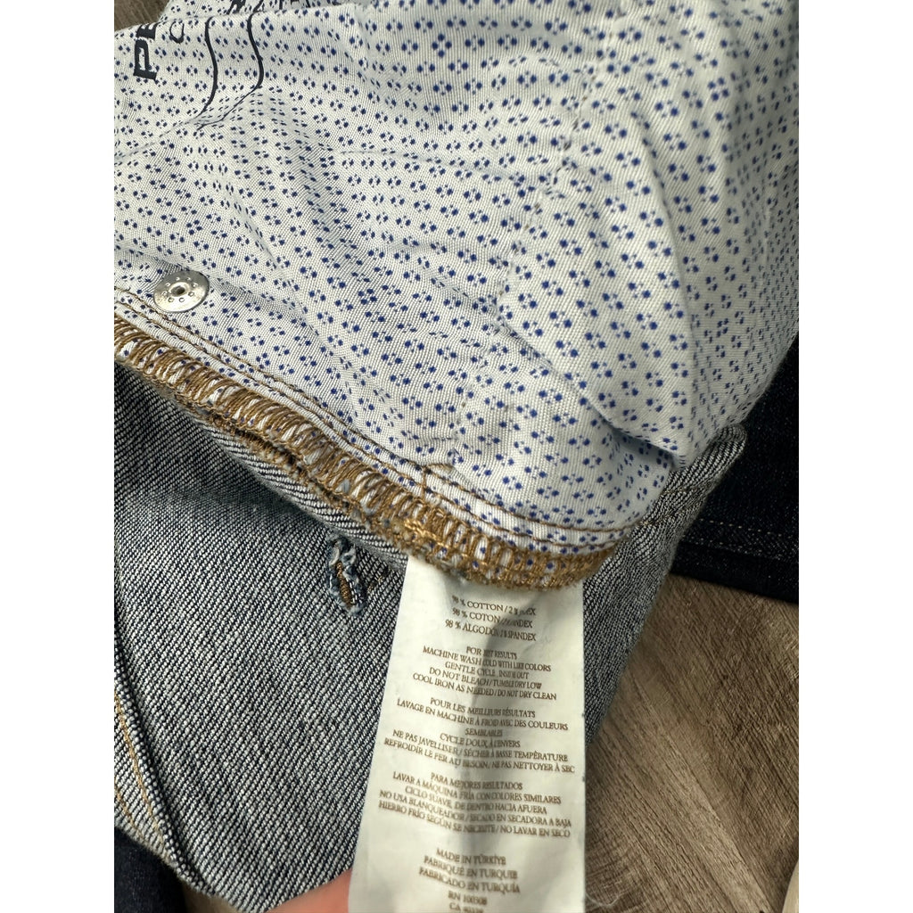 Peter Millar Crown Crafted Tailored Fit 2 Way Stretch 5 Pocket Jeans in Dark Indigo Blue — Size 44x32 // Preowned