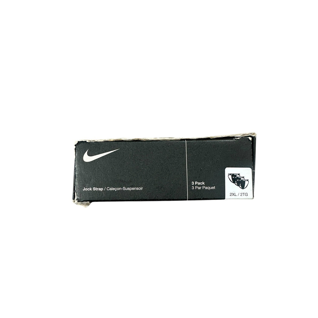 Nike Dri-FIT Essential Microfiber Jockstrap — 3 Pack in Black — Size 2XL