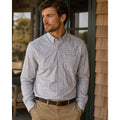 Genteal Club Collection Performance Sport Shirt Long Sleeve Button Down in Ether Plaid — Size XL