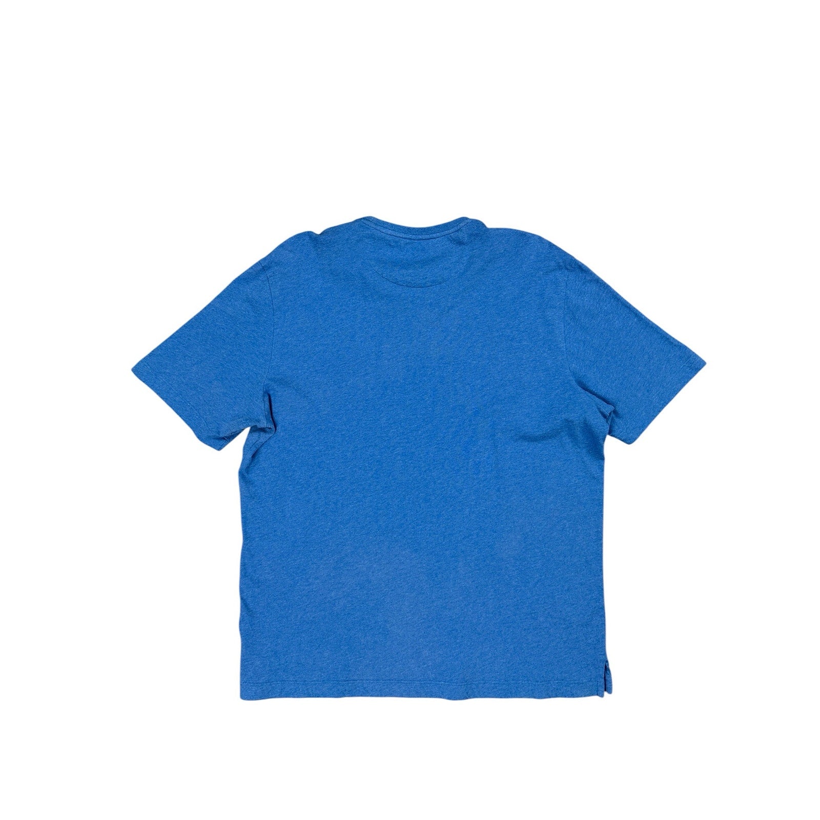 Lucchese Soft Knit Crew Neck Tee Peruvian Cotton in Blue — Size Large // Preowned