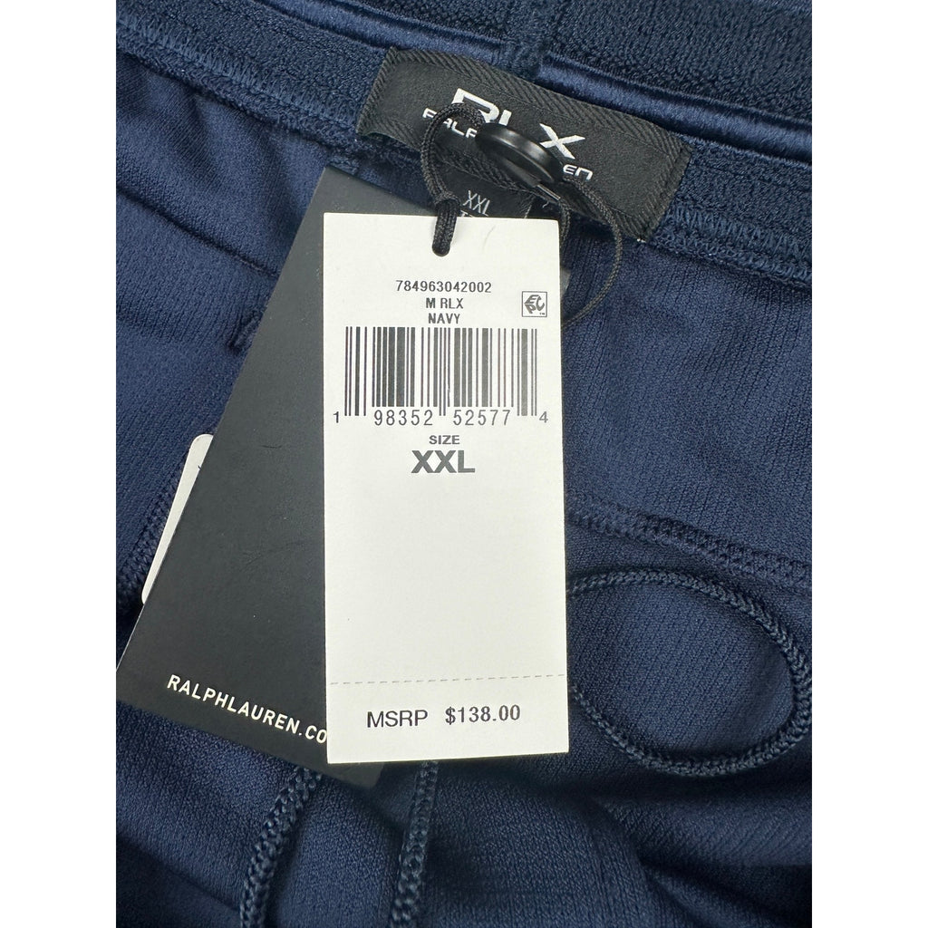 RLX Ralph Lauren Performance Waffle-Knit Jogger Pants in Navy — Size 2XL