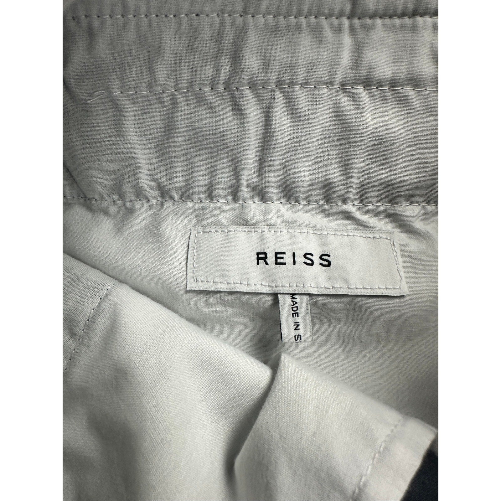 Reiss Stretch Chino Pants in Slate Gray — Size 34 Regular // Preowned