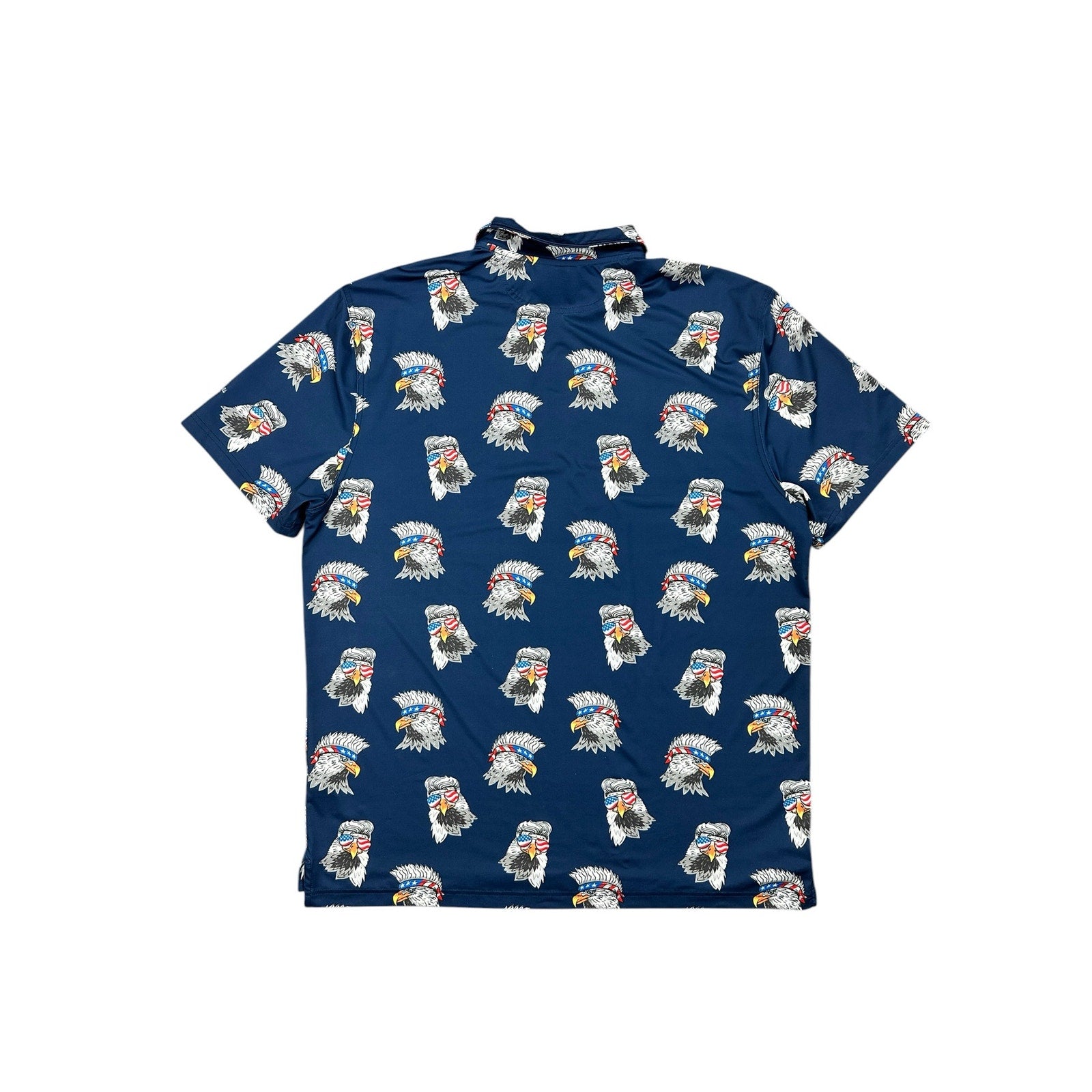 Chubbies The Bird Eye Blind USA Performance Polo in Navy — Size XL // Preowned