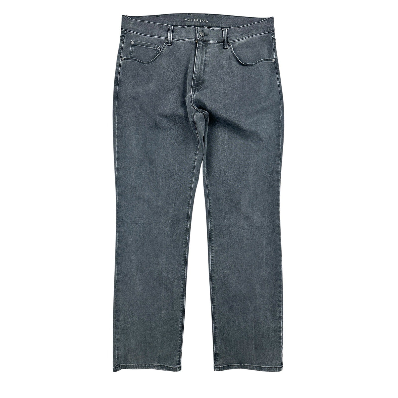 Mott and Bow Straight Stone Washed Jean in Black — Size 36x32 // Preowned