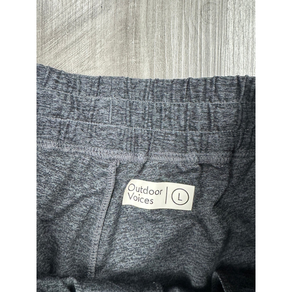 Outdoor Voices Cloudknit Sweatpants Joggers in Heather Charcoal — Size Large // Preowned