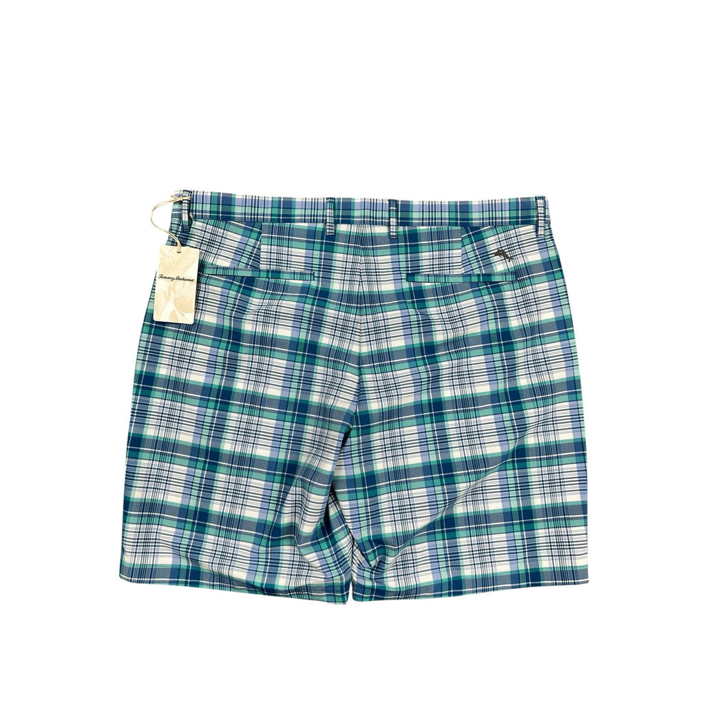 Tommy Bahama Chip Shot Clubhouse Plaid Stretch Golf Shorts — Size 40