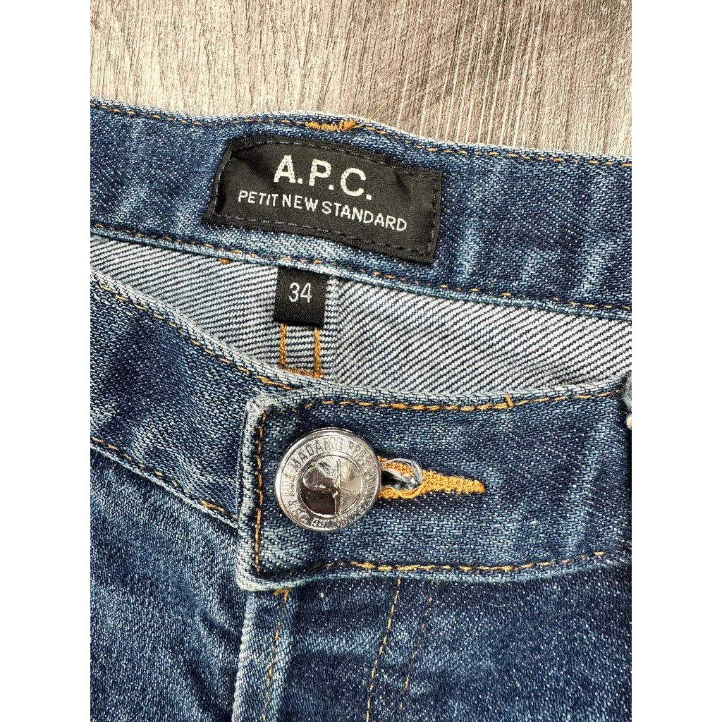 A.P.C. Petit New Standard Modern Slim Straight Jeans — Size 34 // Preowned