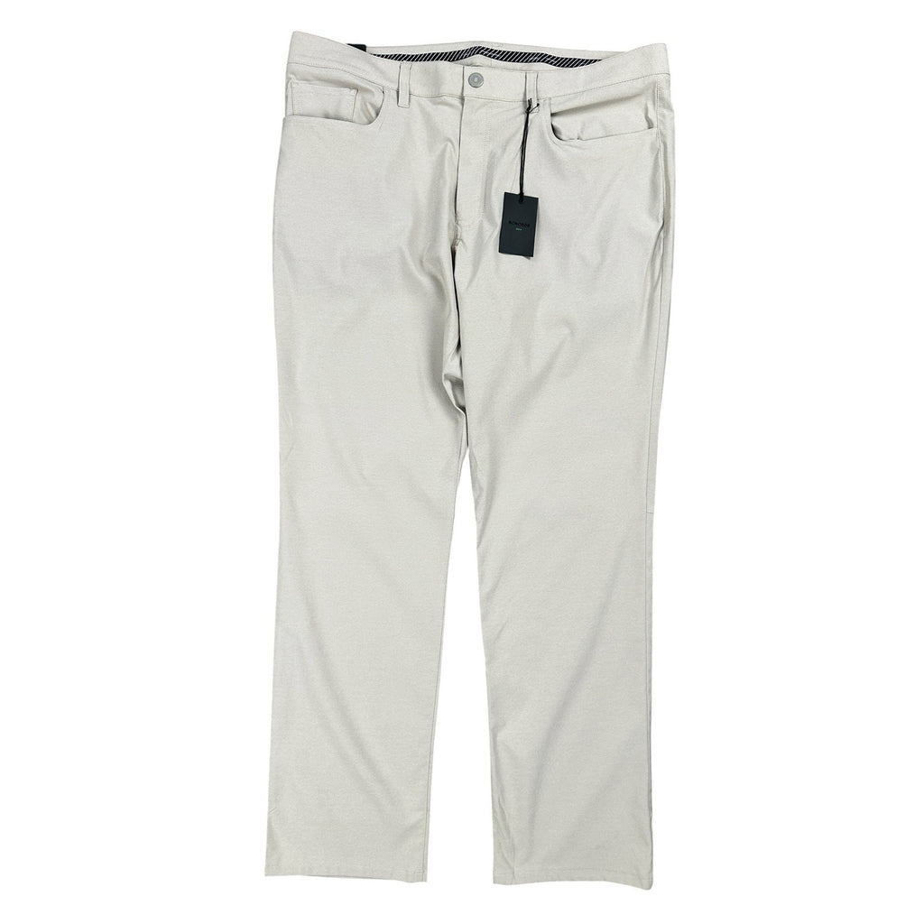 Bonobos Golf Performance Slim Fit Pants in Khaki Stone — Size 38x32