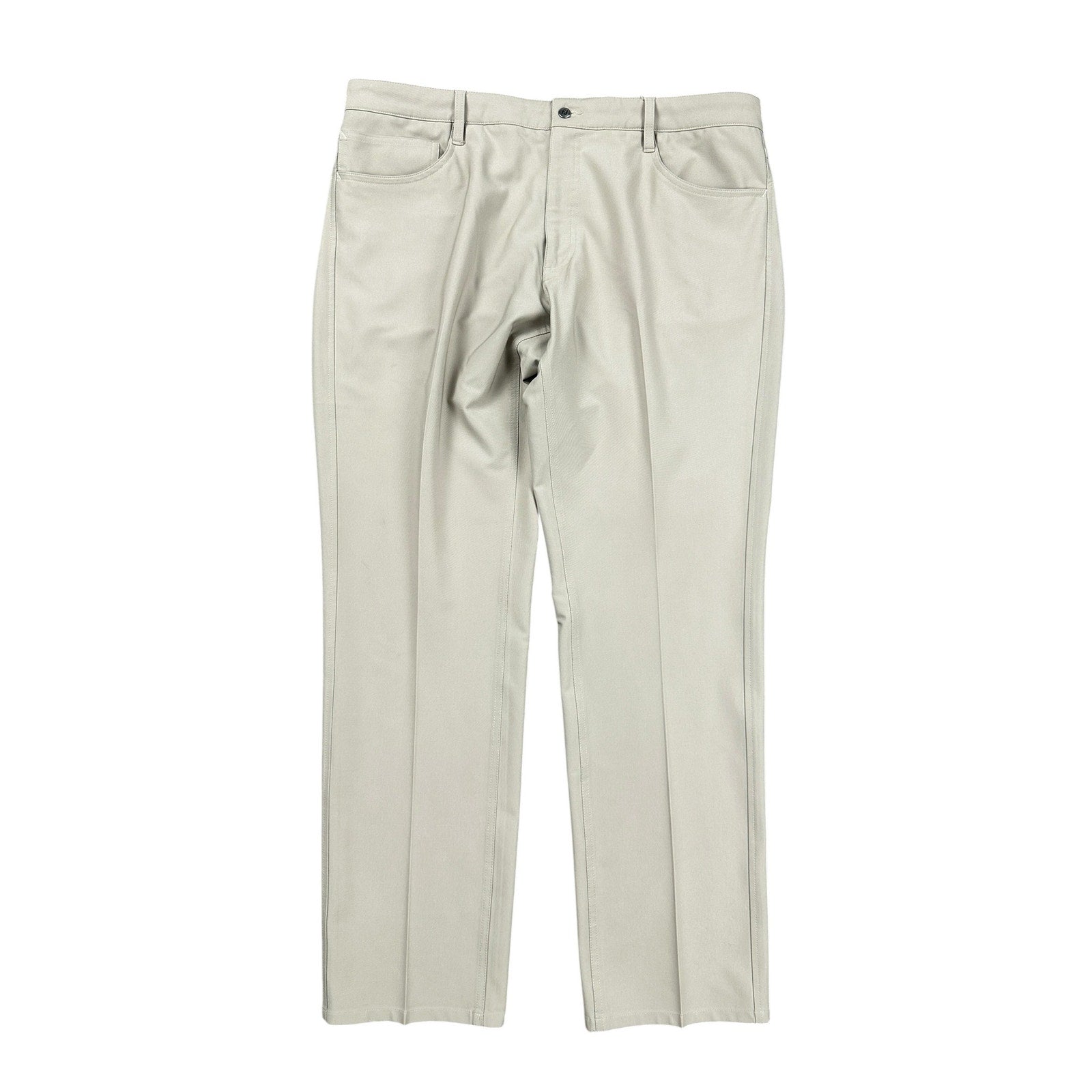 FootJoy FJ Athletic Fit 5-Pocket Performance Golf Pant in Tan Khaki — 38x32